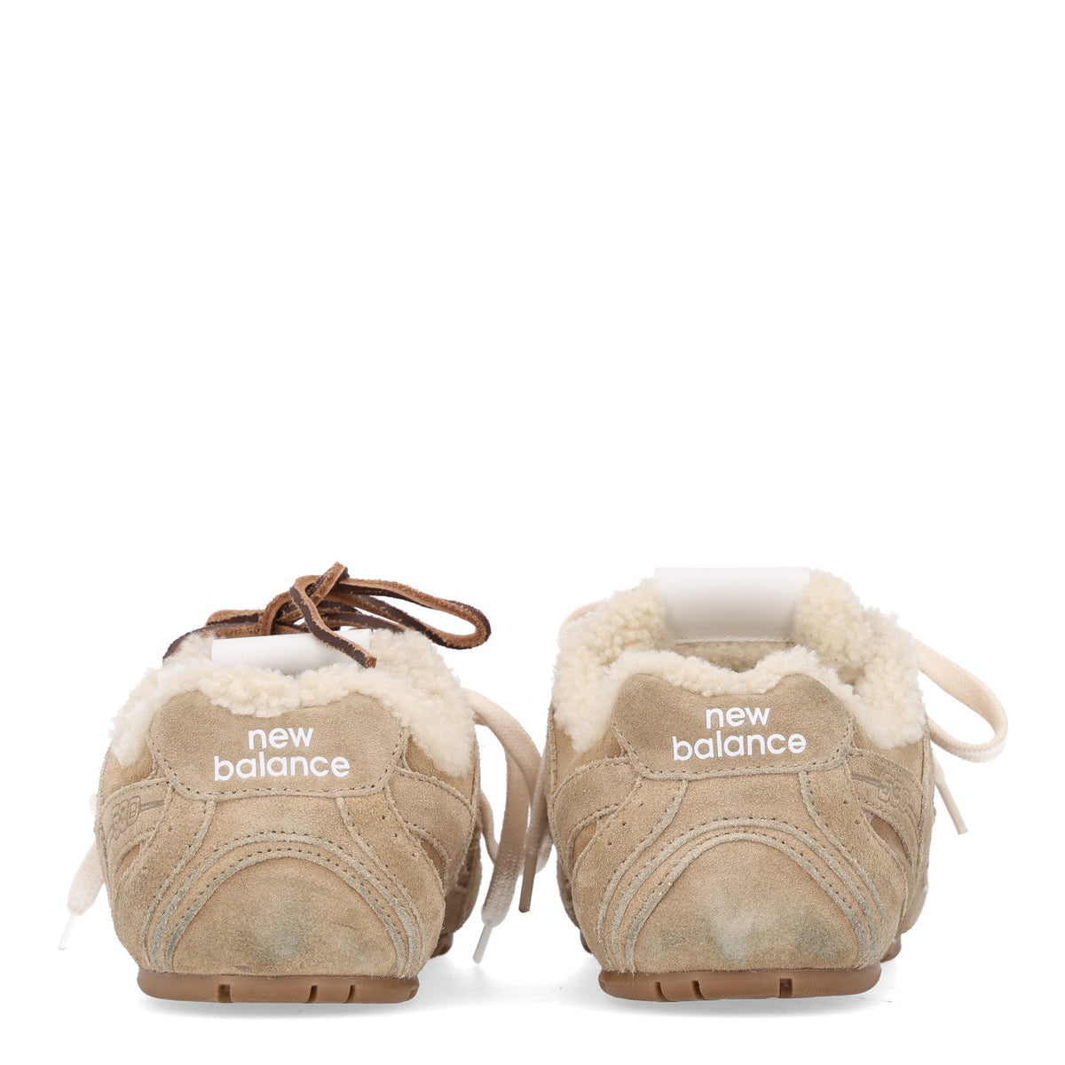 X NEW BALANCE Suede Shearling 530 SL Sneakers 37 Deserto