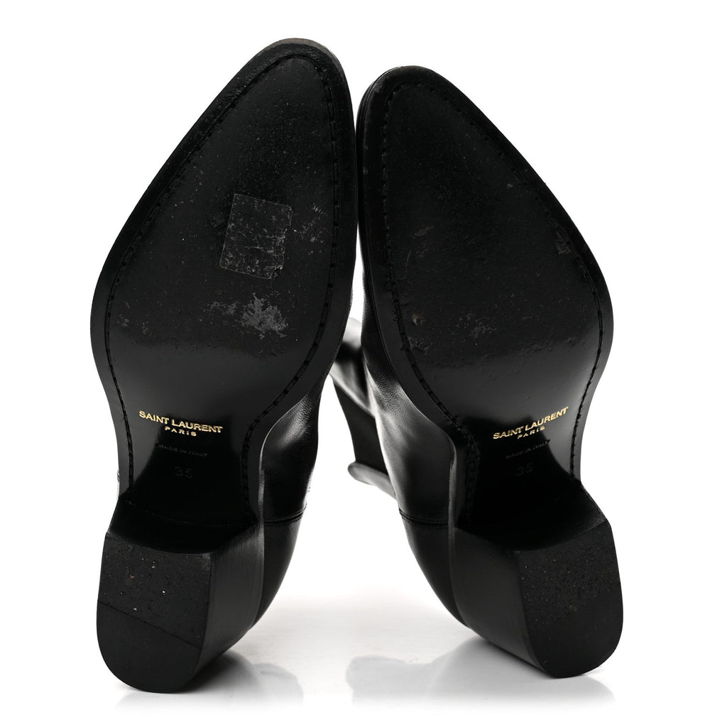 Incrociato Muriel Vassili 60 Ankle Zip Boots 35 Black
