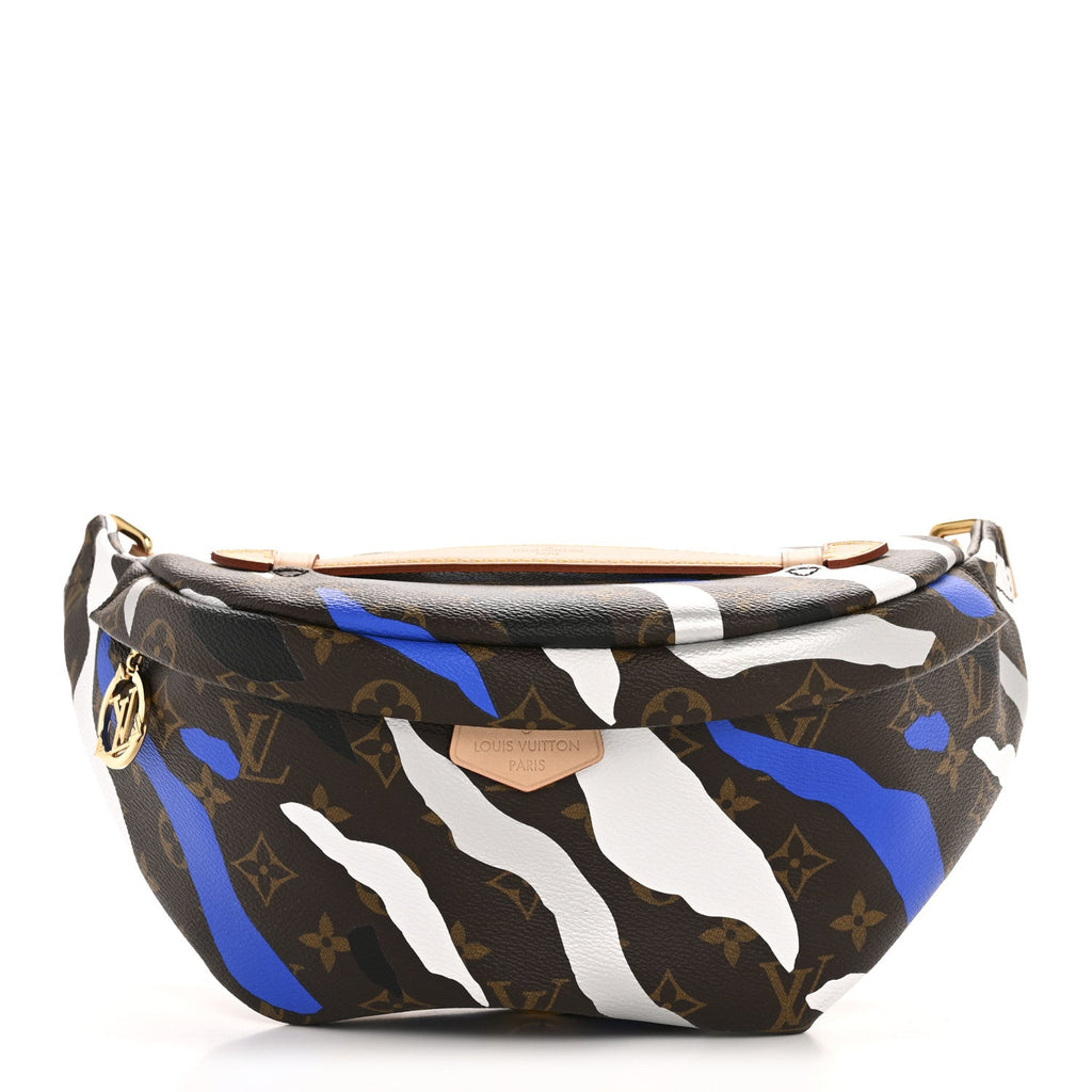 x LOL Monogram Bumbag Blue Silver