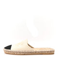 Denim CC Espadrille Mules 40  White Black