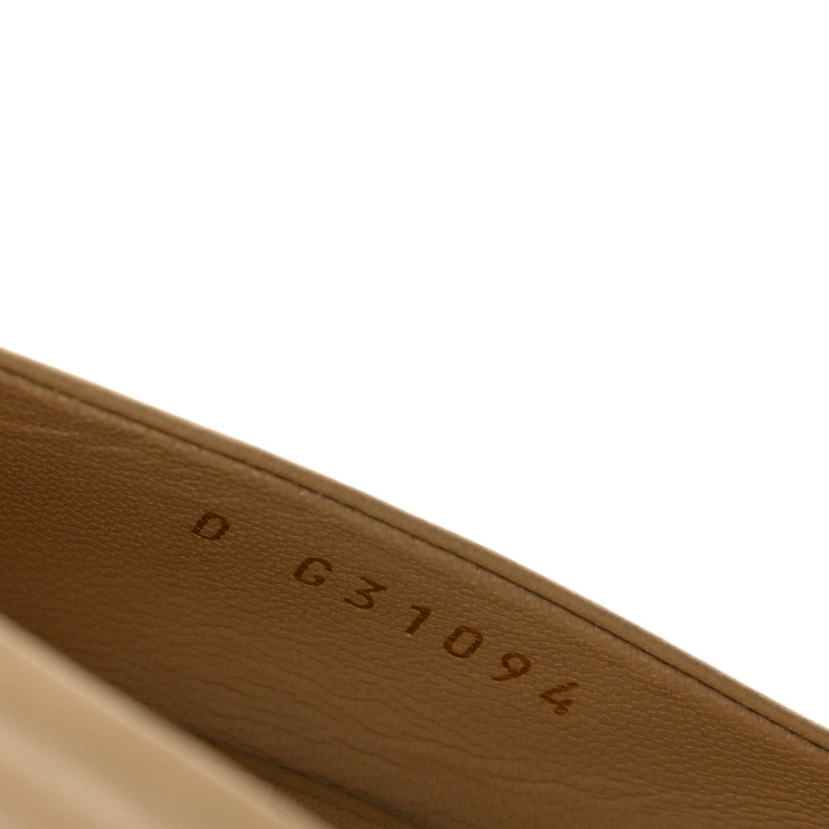Lambskin Pearl Peep Toe Pumps 39 Beige