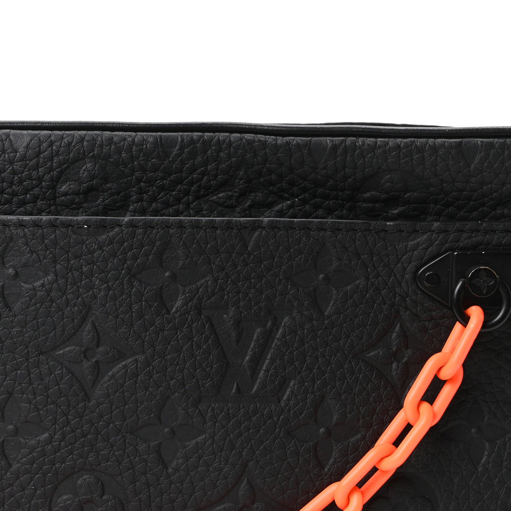 Taurillon Monogram Uniformes Solar Ray Soft Pochette Volga Belt Bag Black