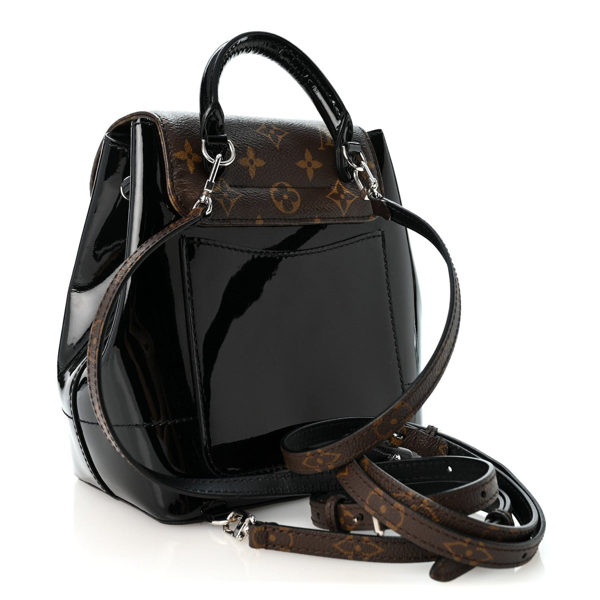 Patent Monogram Hot Springs Backpack Black