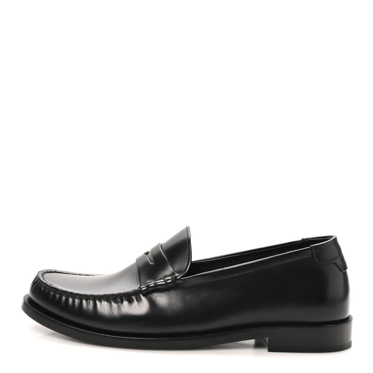 Magnum Lux Calfskin Mens Le Loafer 15 Moccassins 40 Black