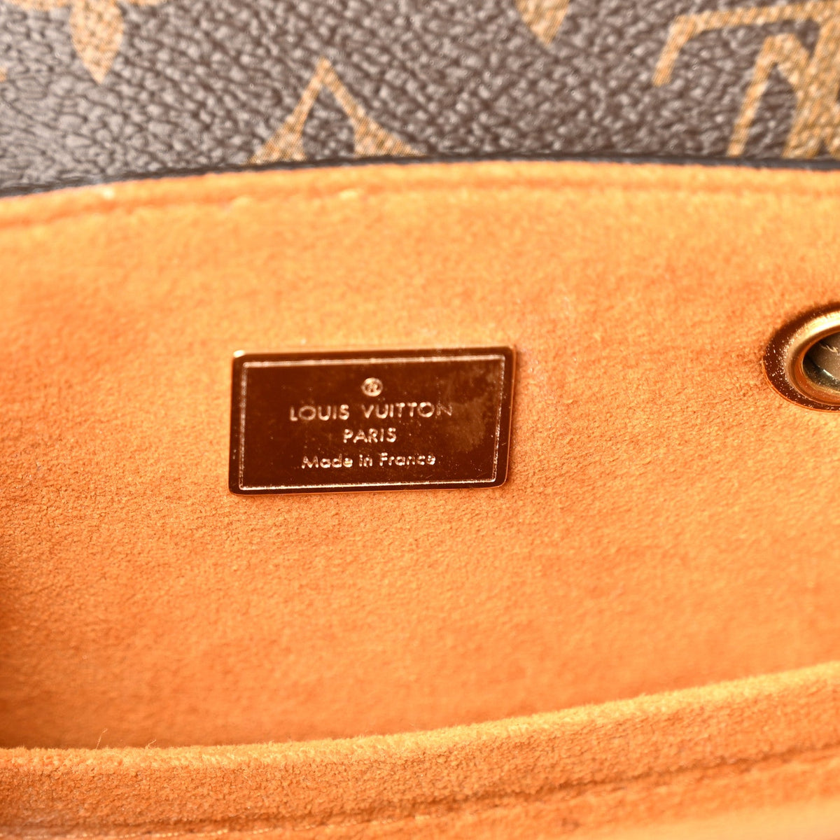 Patent Monogram Hot Springs Backpack Vert Bronze