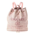 Canvas Large Deauville Backpack Pink