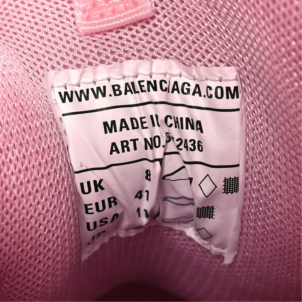Rubber Mesh Monocolor Clear Sole Womens Track.2 Open Sneakers 41 Pink