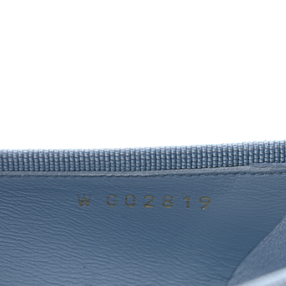 Lambskin Cap Toe CC Ballerina Flats 39.5 Light Blue Black