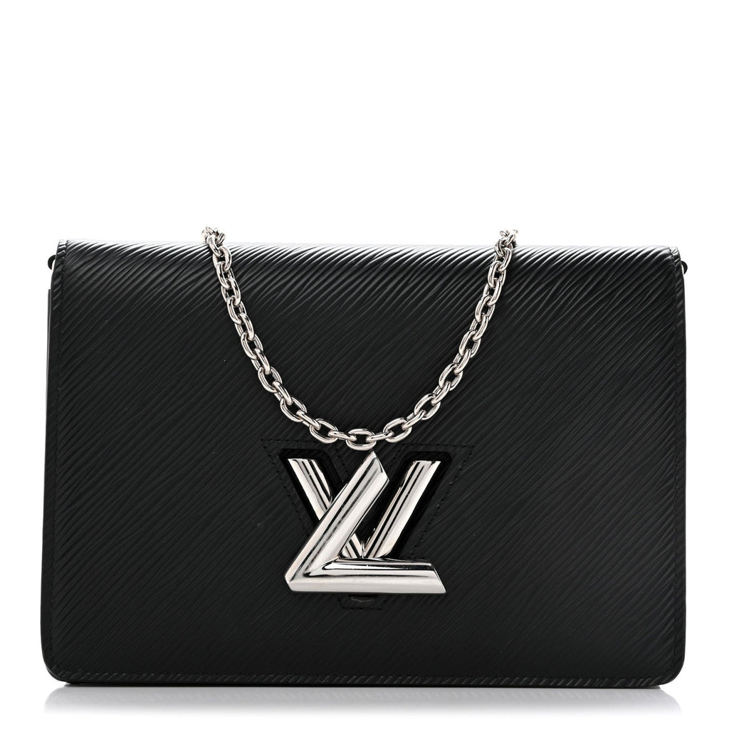 Epi Twist Belt Chain Wallet Black