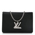 Epi Twist Belt Chain Wallet Black