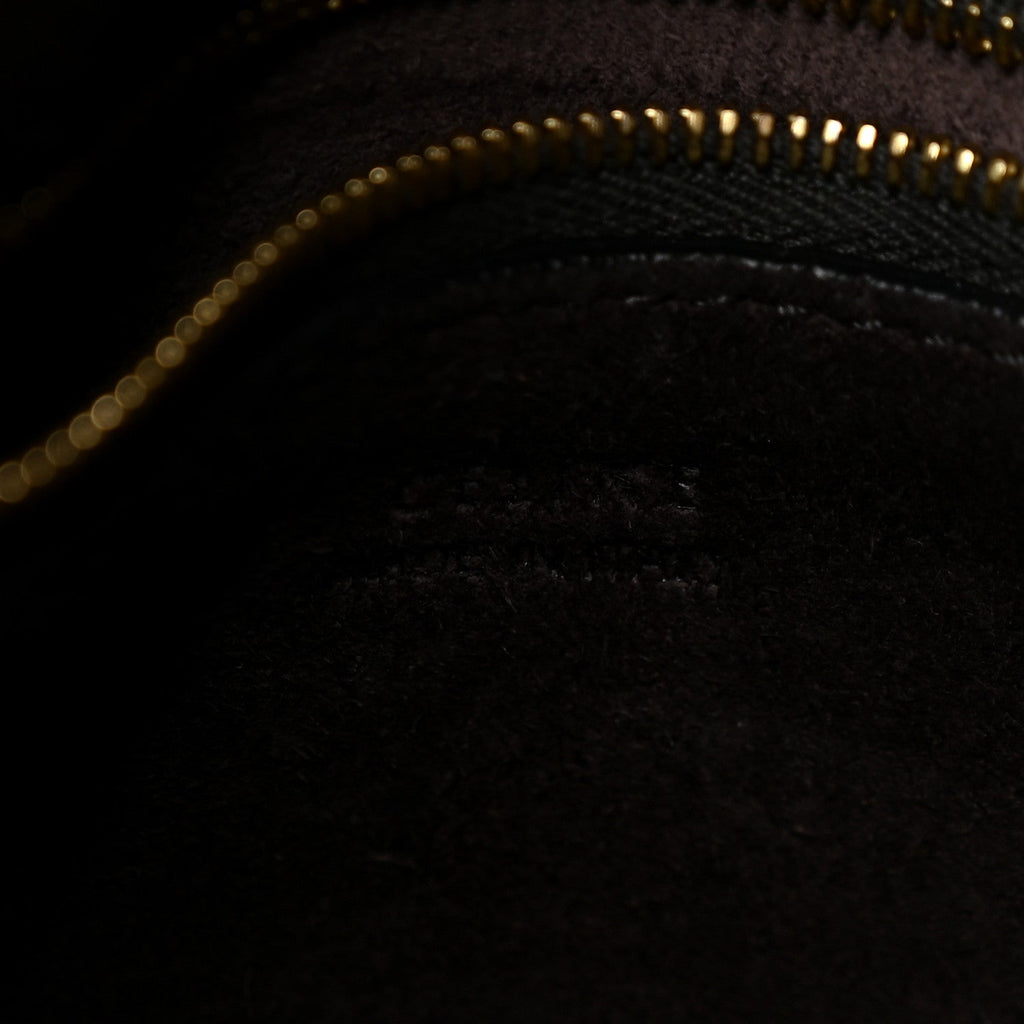 Soft Grained Calfskin Small Sangle Bucket Bag Kohl