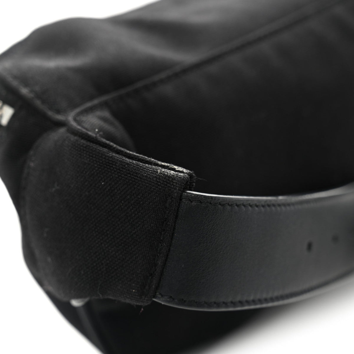 Canvas Monogram Belt Bag Black