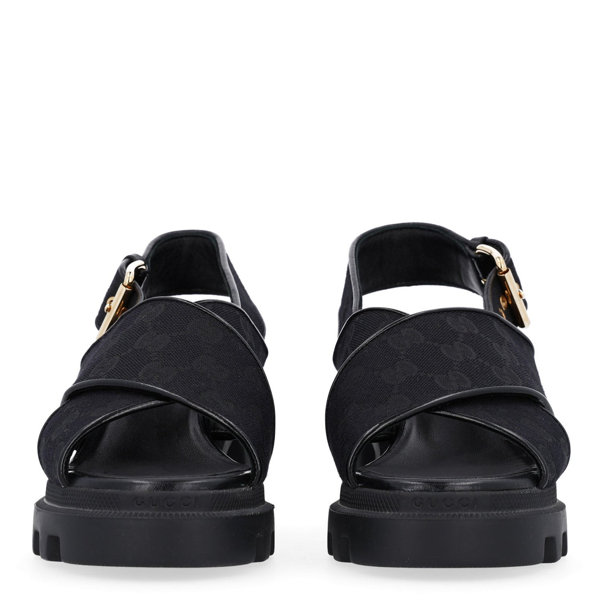 Monogram Granada Kid Trip 40/72mm Lug Sole Sandals 38 Black