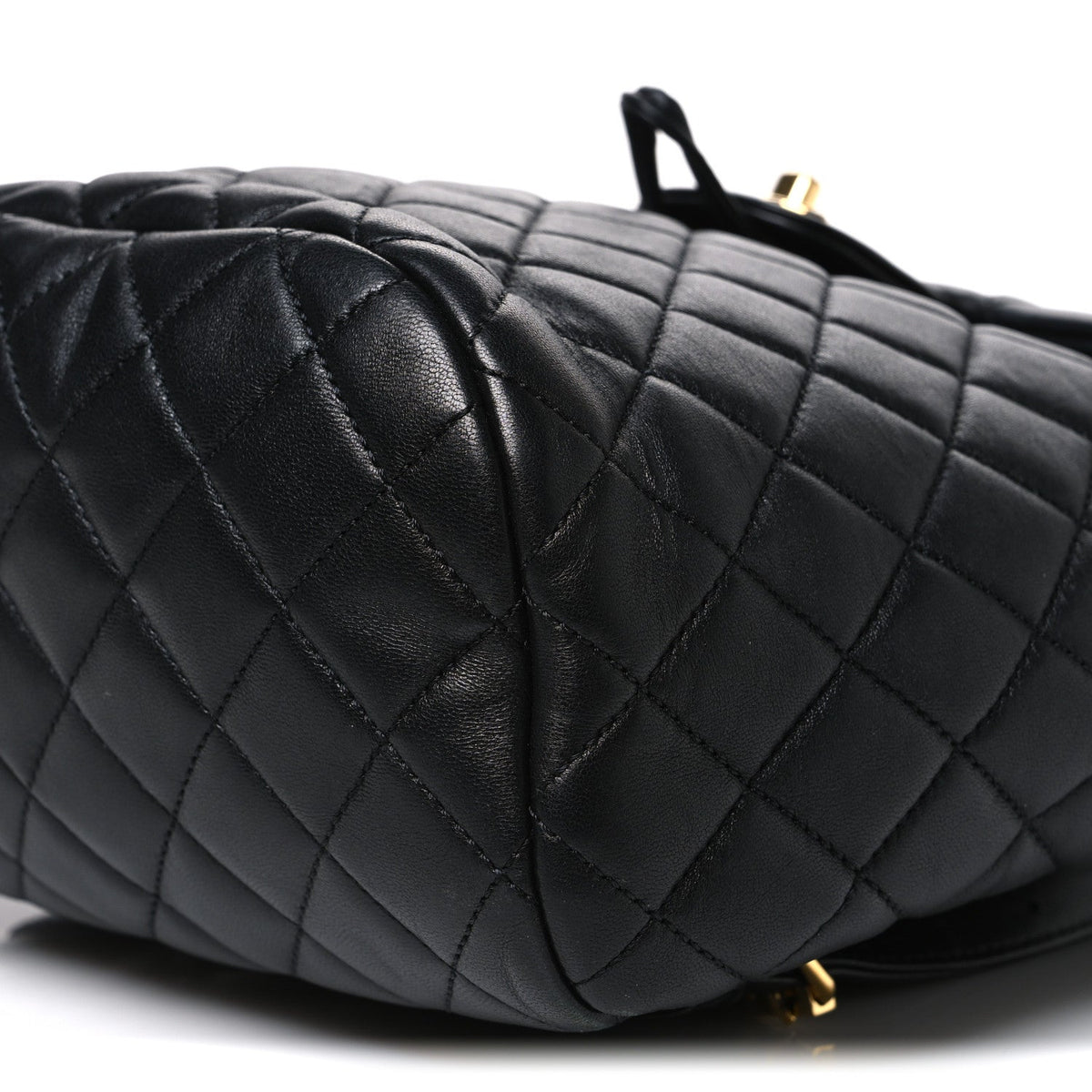 Calfskin Quilted Small Urban Spirit Backpack Black