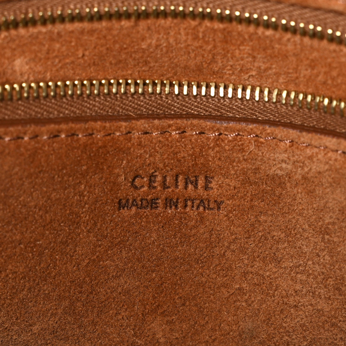 Natural Calfskin Seau Sangle Bucket Bag Tan