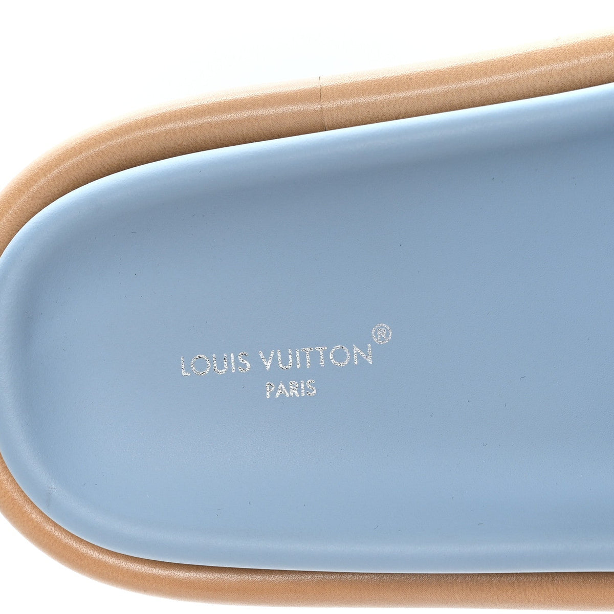 Monogram Denim LV Bliss Womens Comfort Mules 39 Turquoise