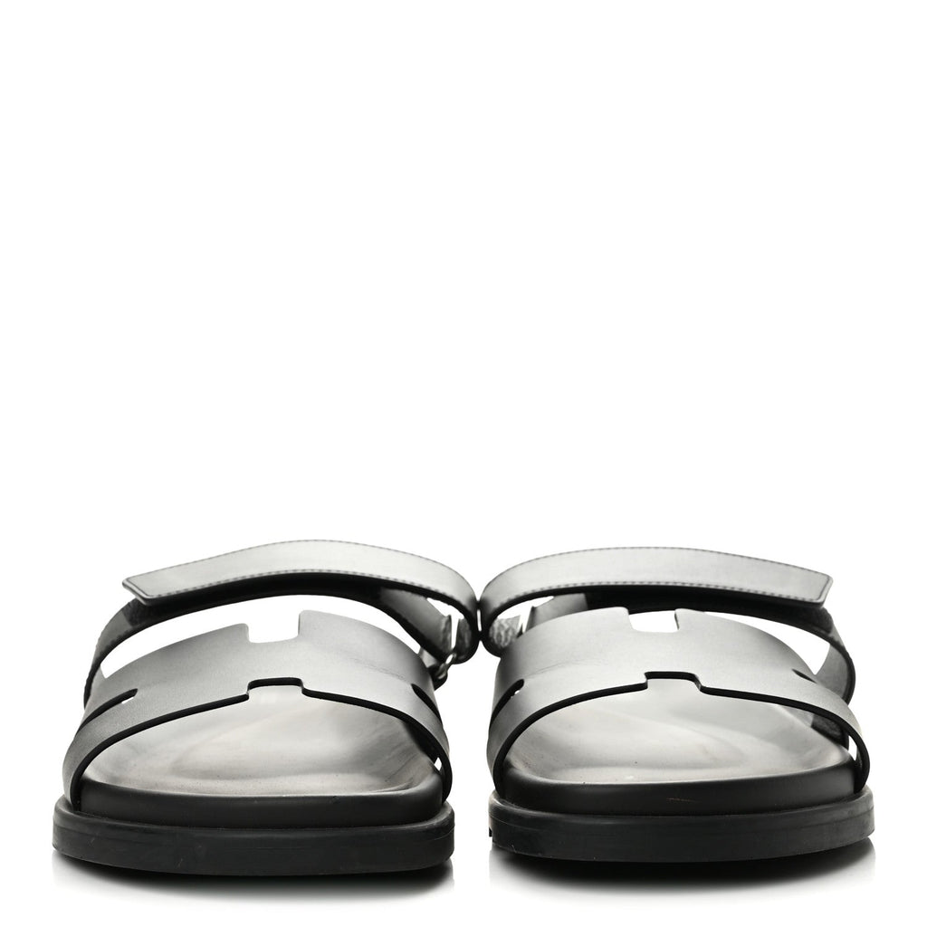 Calfskin Mens Chypre Sandals 44 Black