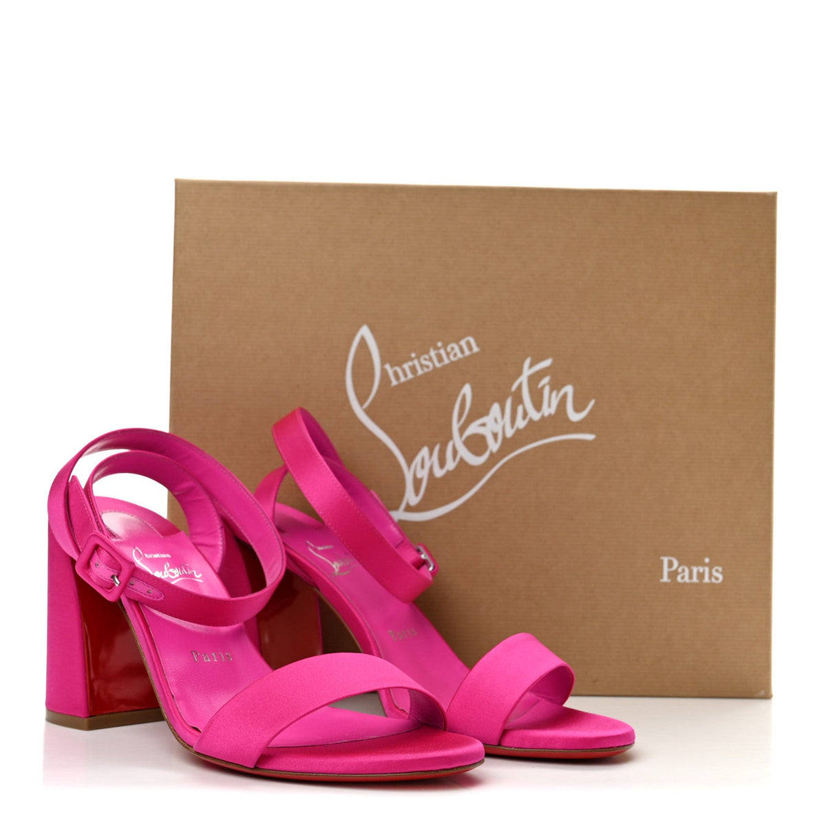 Satin Miss Sabina 85 Sandals 39 Holly Pink