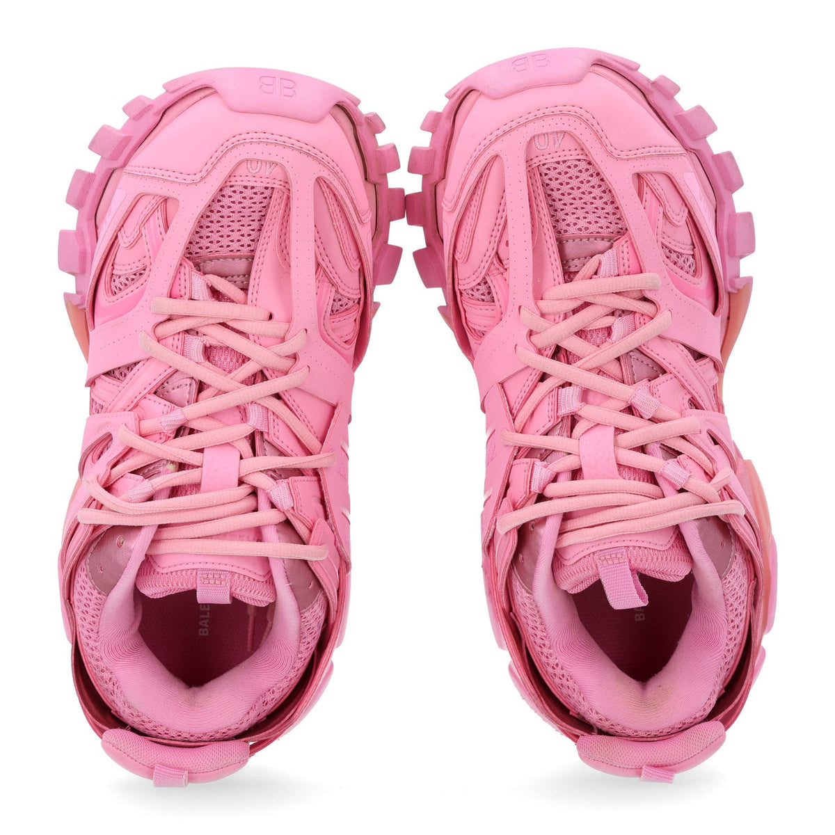 Mesh Nylon Womens Track Sneakers 40 Pink