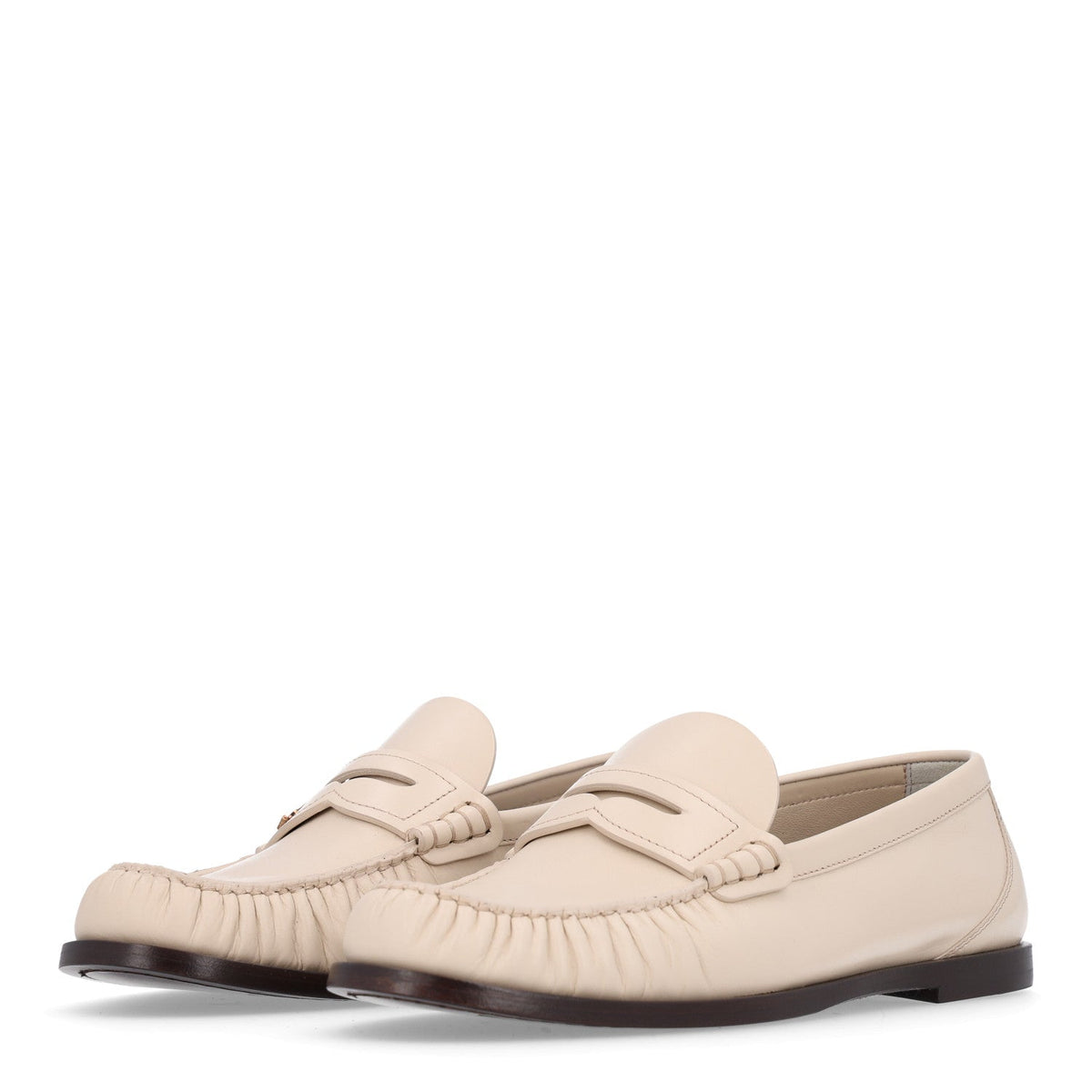 Belfagor Vitello Le Loafer 15 Moccasin 38 Gold Officier Pearl
