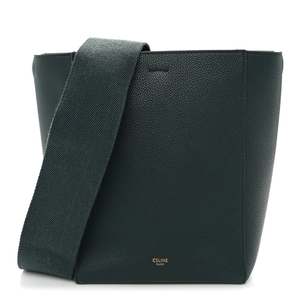 Soft Grained Calfskin Small Sangle Bucket Bag Amazone
