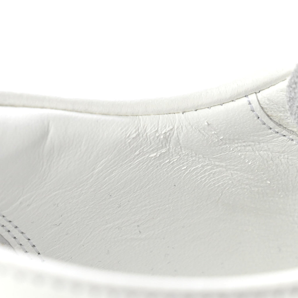 Spazzolato Calzature Donna Triangle Logo 50mm Derby Loafers 38.5 White 38.5 White
