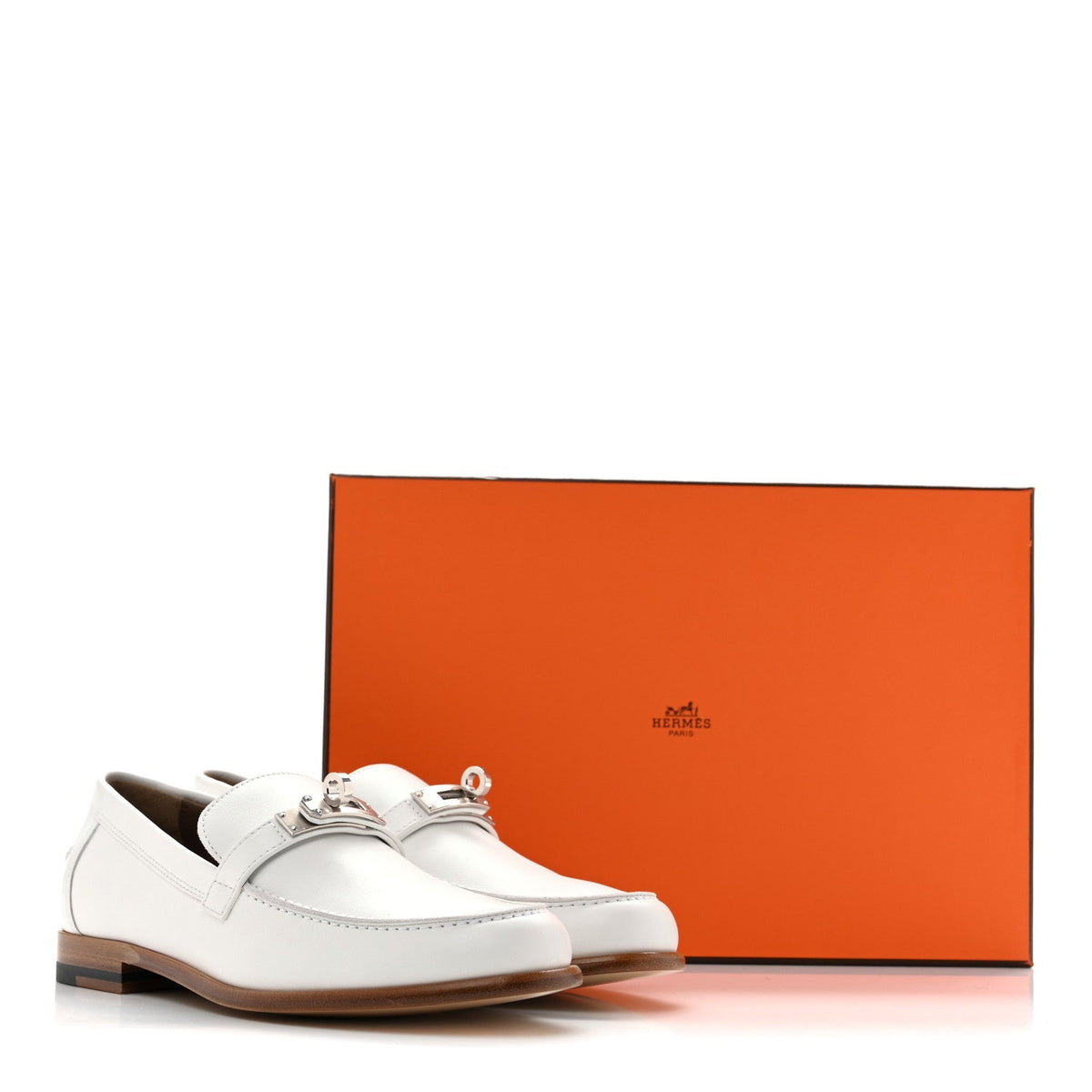 Calfskin Womens Destin Loafers 36 White