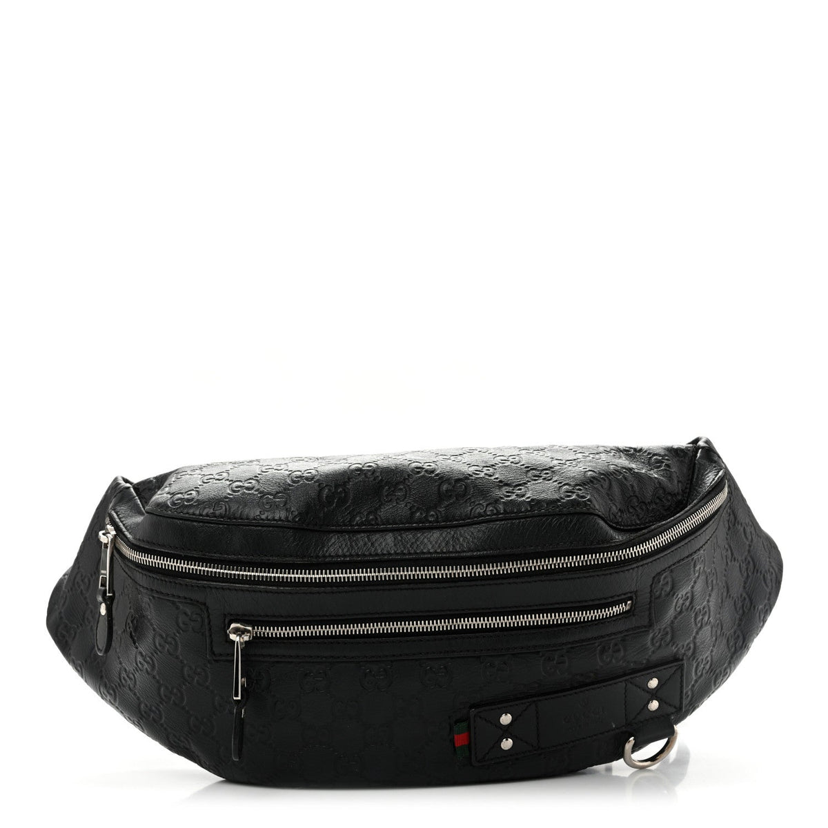Guccissima Web Belt Bag Black