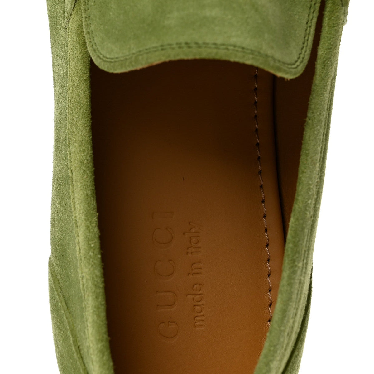 Suede Horsebit Mens Jordaan Loafers 10 Light Green