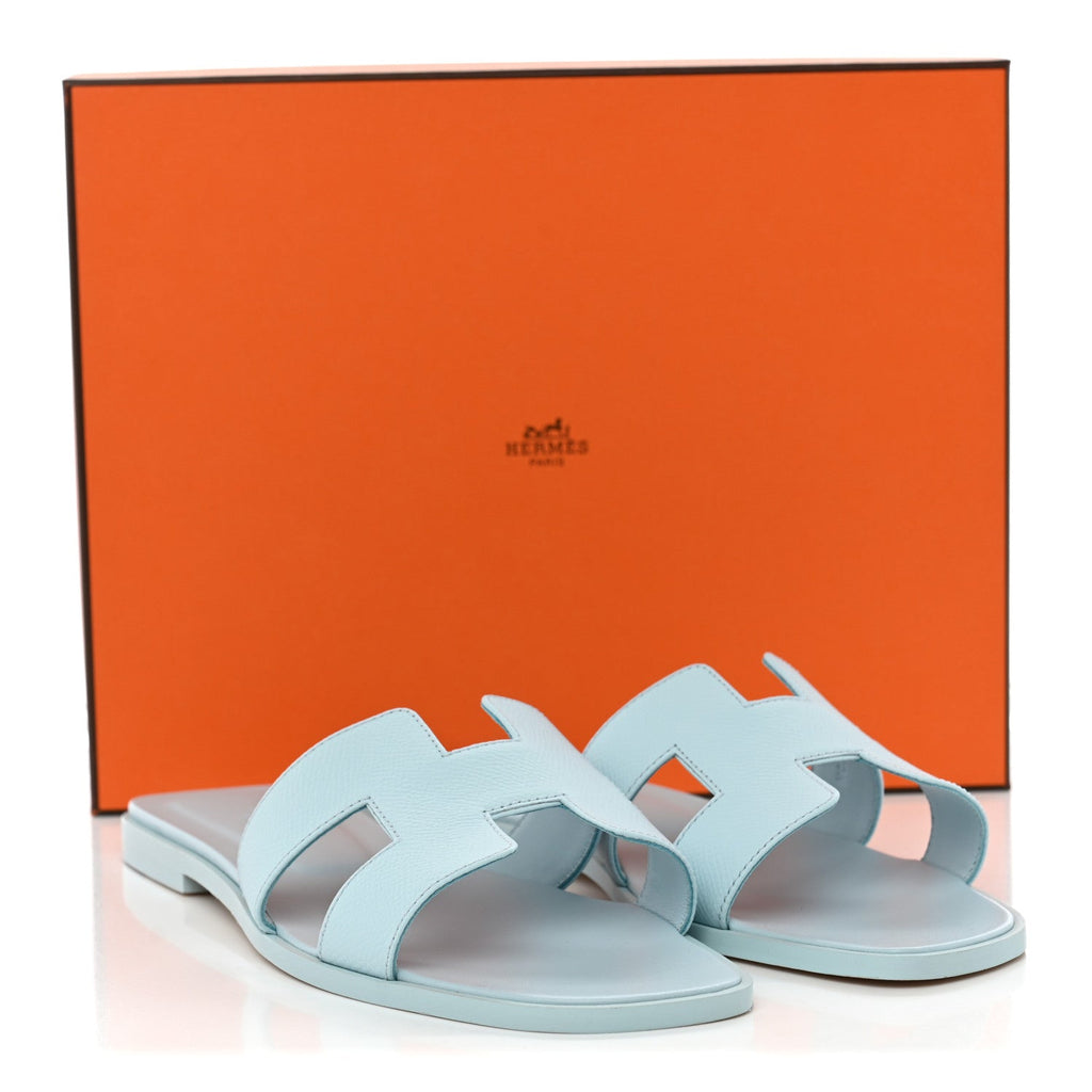 Epsom Oran Sandals 41 Bleu Brume