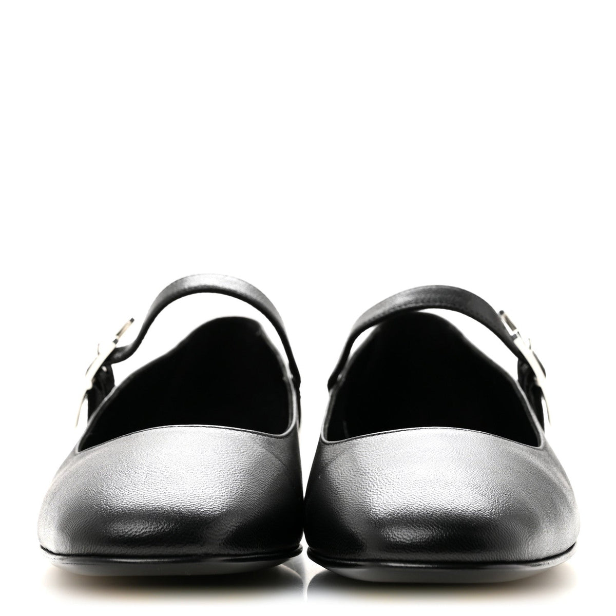 Goatskin Jane Ballet Flats 35.5 Black