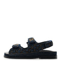 Denim Velcro Dad Sandals 36.5 Navy Blue