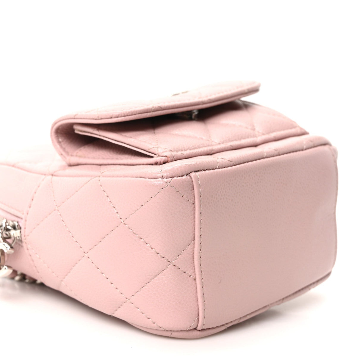 Caviar Quilted CC Mini Classic Backpack Pink