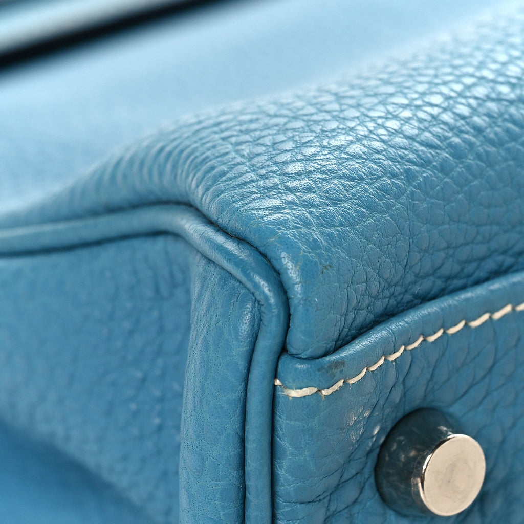 Togo Kelly Retourne 32 Bleu Jean