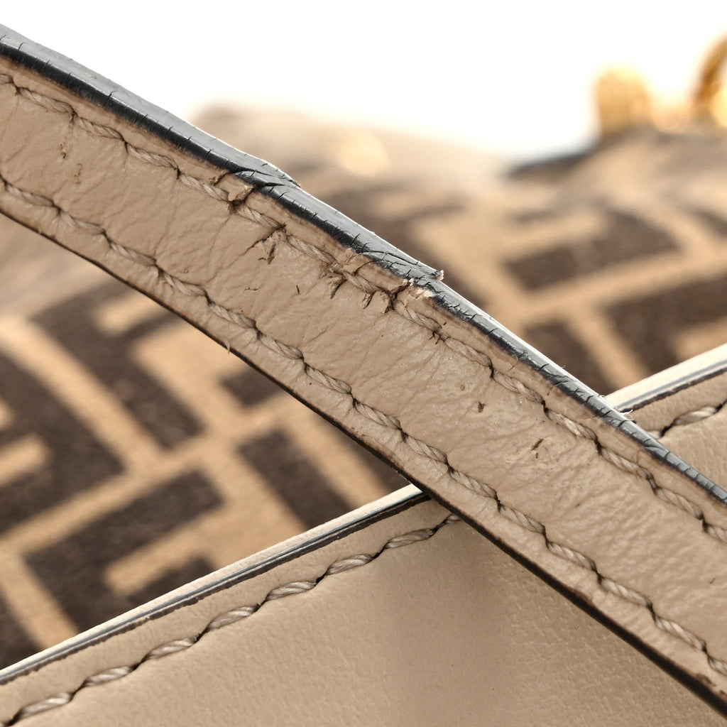 Suede Vitello Grace F is Fendi Micro FF Mini Mon Tresor Bucket Bag Nude Spring Maya