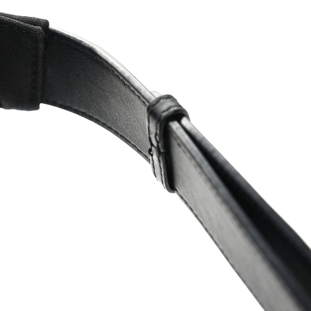 Canvas Monogram Belt Bag Black