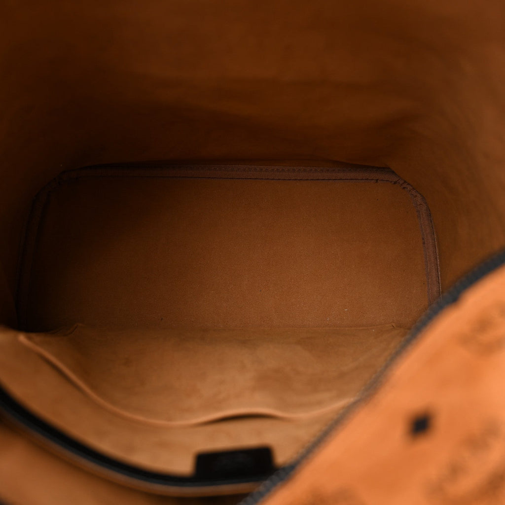 Visetos Nappa Medium Stark Backpack Cognac Black