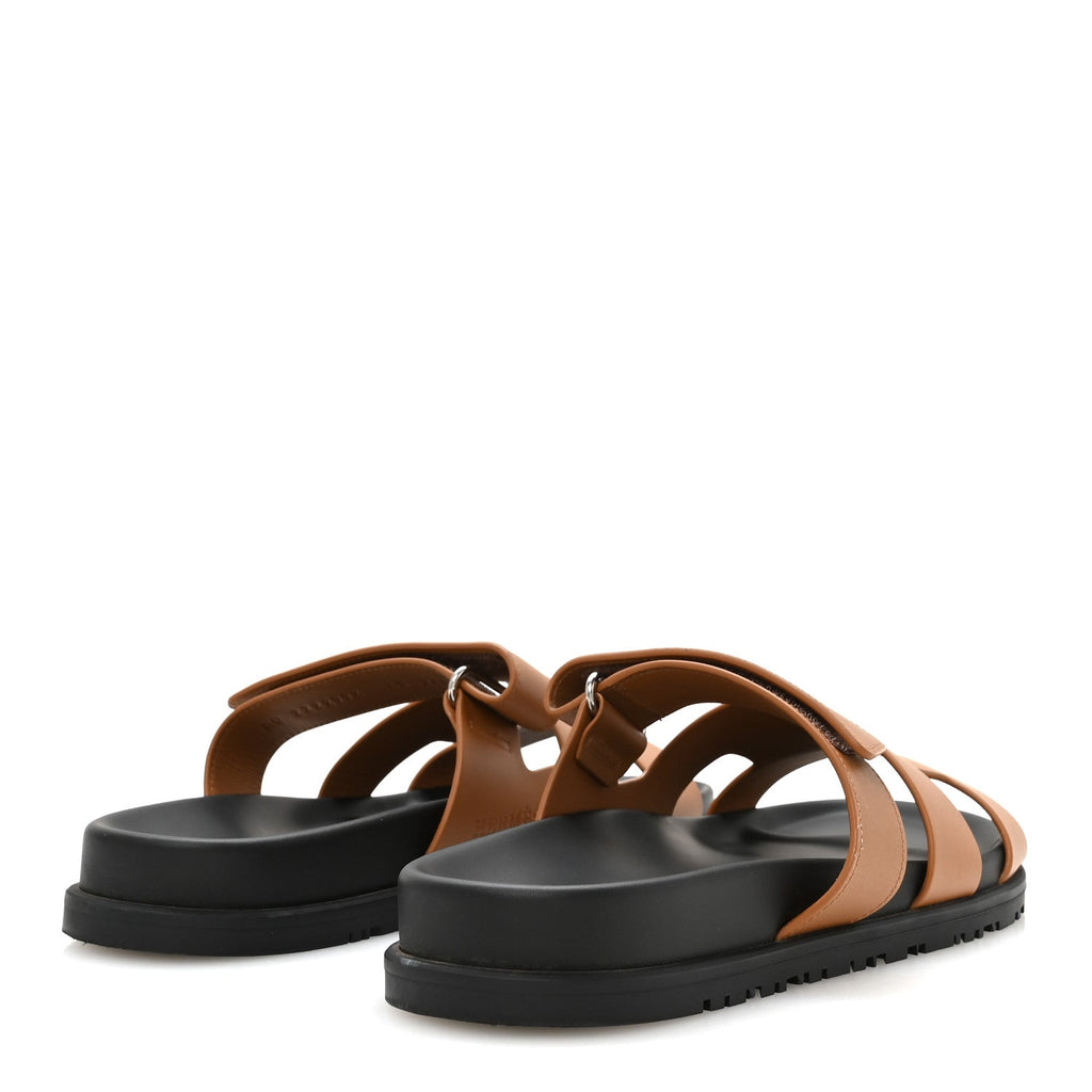 Calfskin Womens Chypre Sandals 40 Naturel