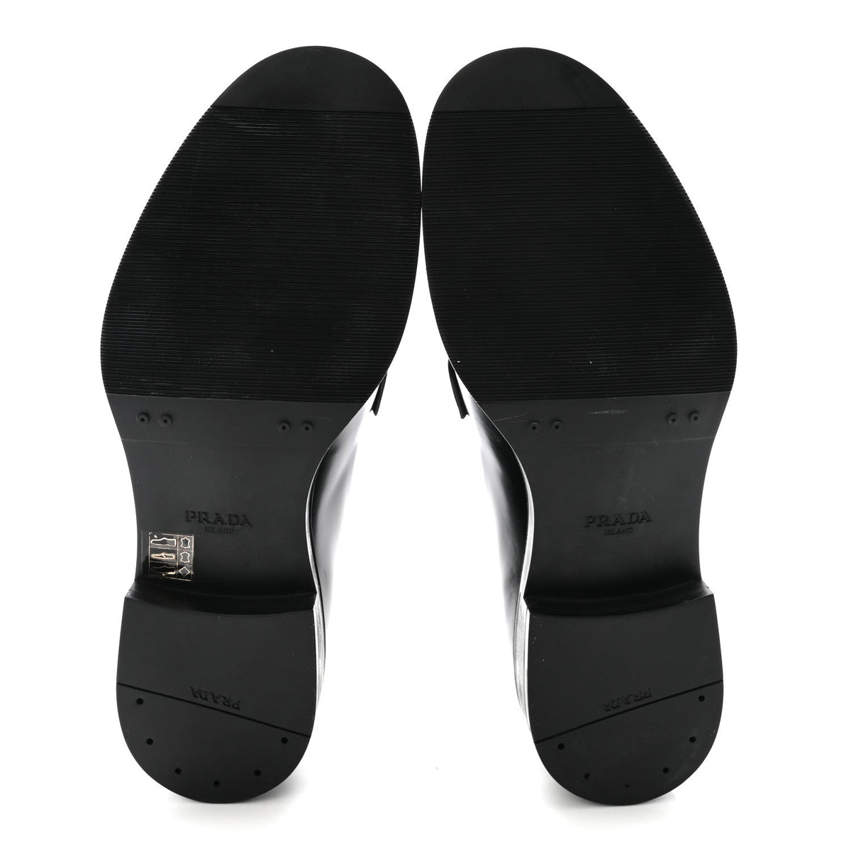 Spazzolato Mens Derby Loafers 7.5 Black