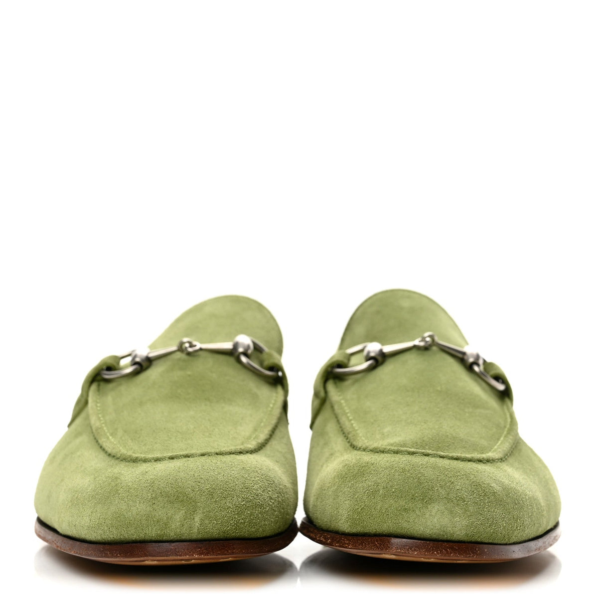 Suede Horsebit Mens Jordaan Loafers 10 Light Green