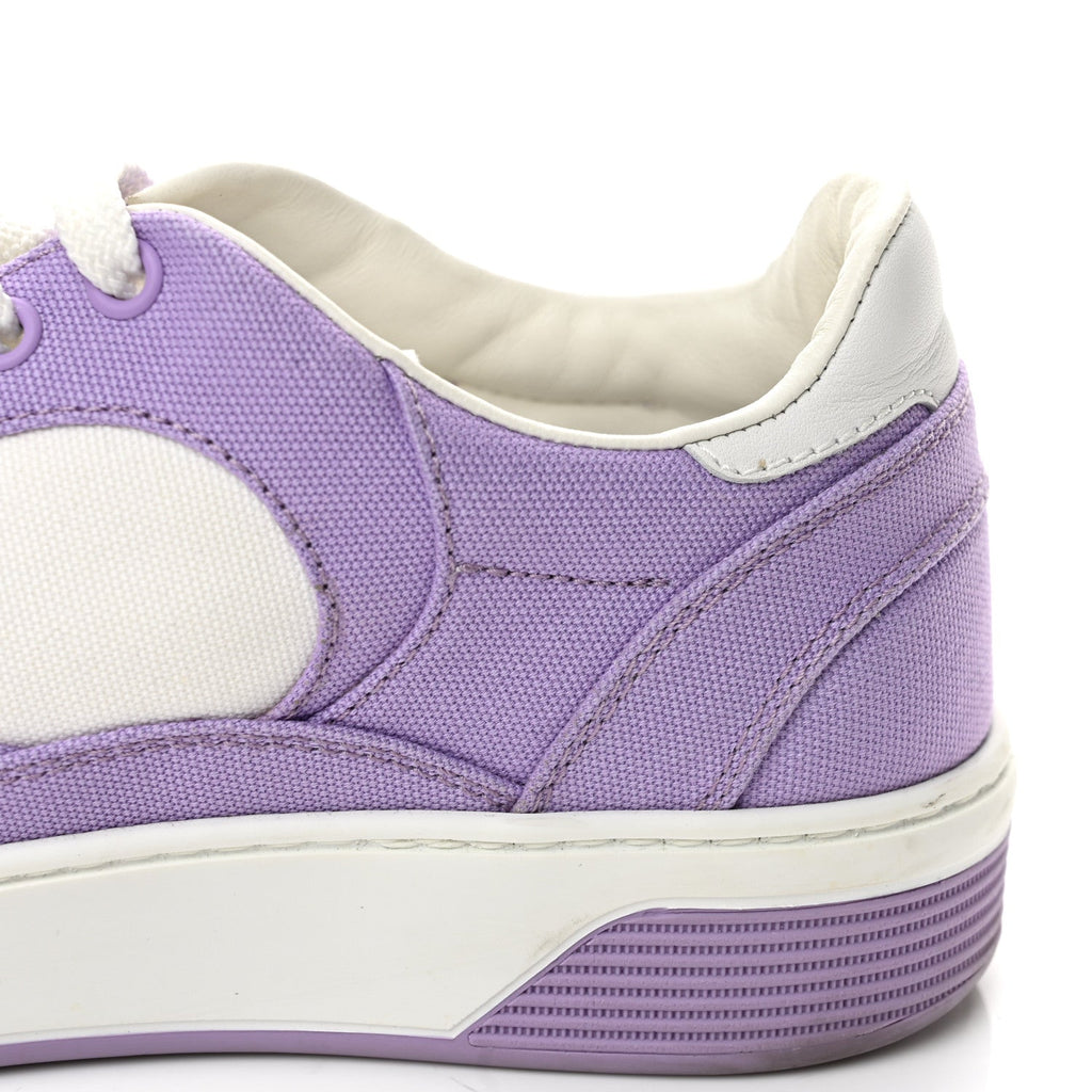 Cotton Sneakers 39 Purple White