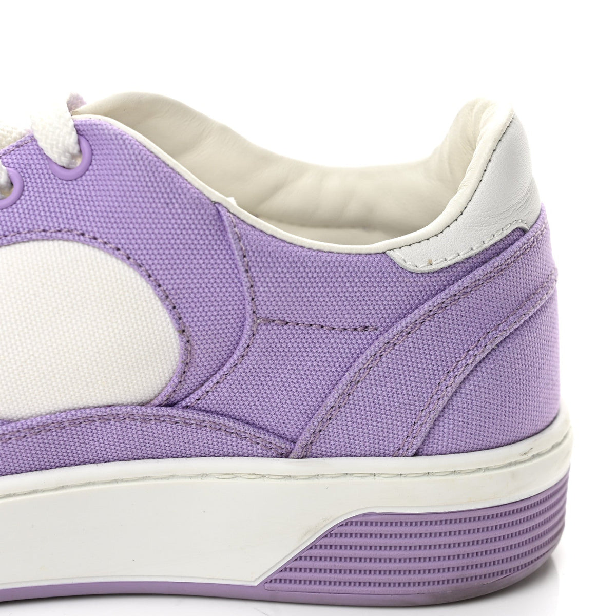 Cotton Sneakers 39 Purple White