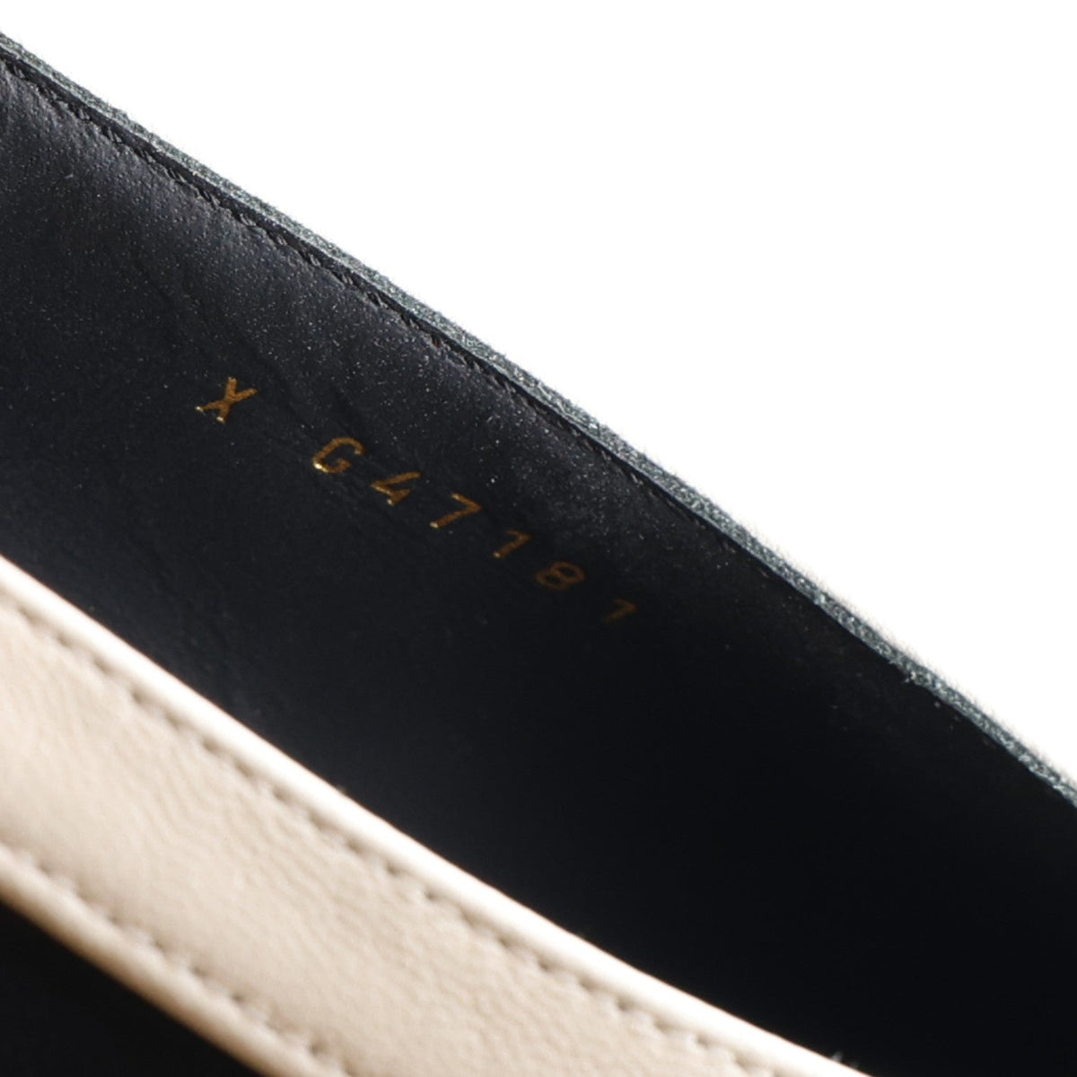 Lambskin Pumps 38.5 Black Ivory
