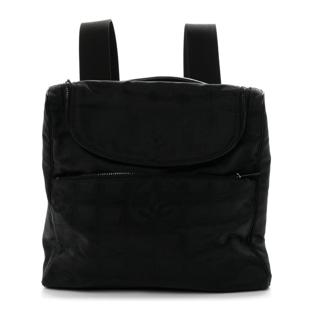 Nylon Travel Backpack Black