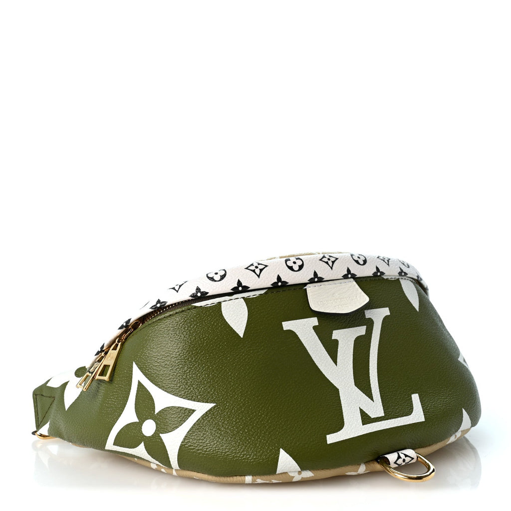 Monogram Giant Bumbag Kaki Beige