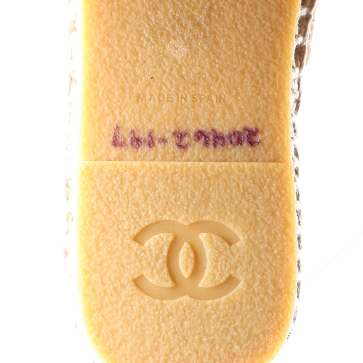 Denim CC Espadrille Mules 41 White Black