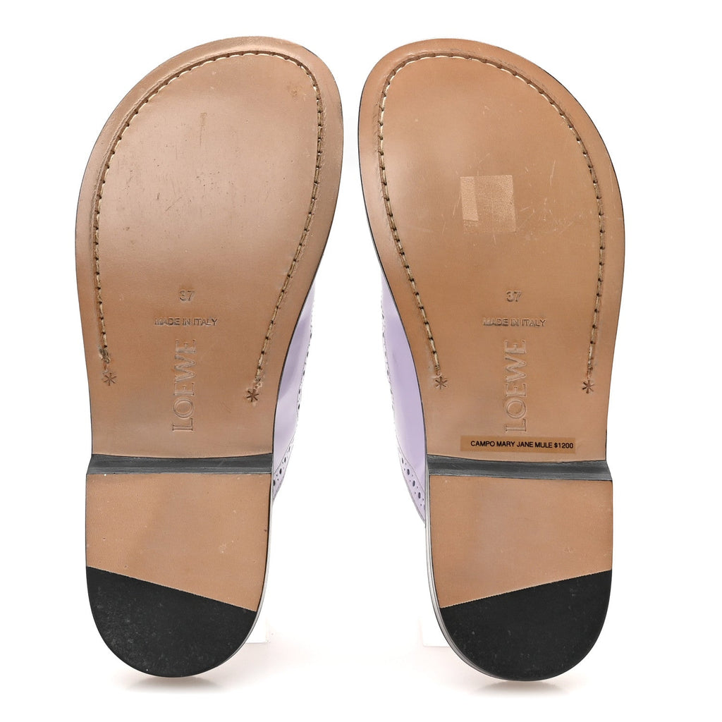 Calfskin Campo Mary Jane Mule 37 Lilac