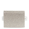 Swarovski Crystal Convertible Belt Bag Silver
