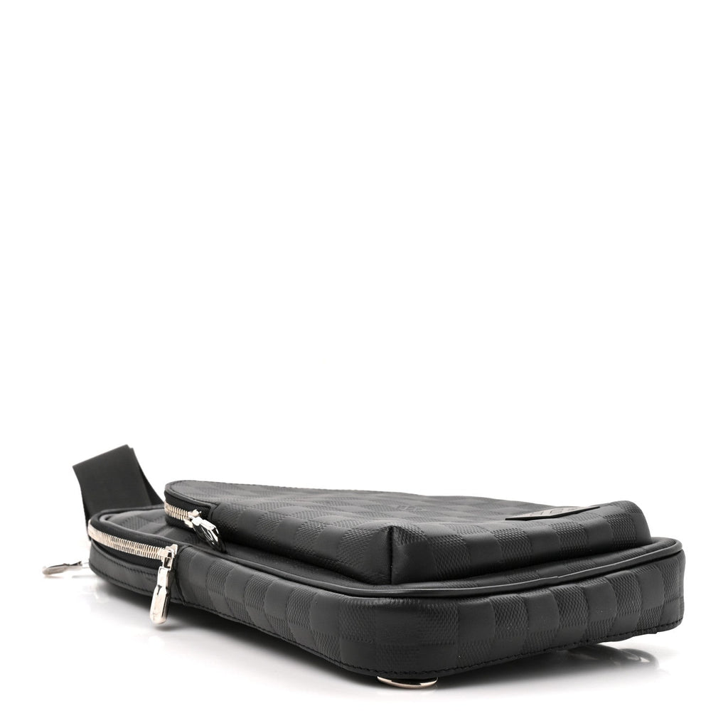 Damier Infini Avenue Sling Bag NM Onyx