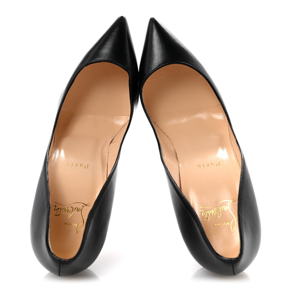 Shiny Nappa Pigalle Follies 100 Pumps 40 Black